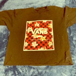 black vans crop top!